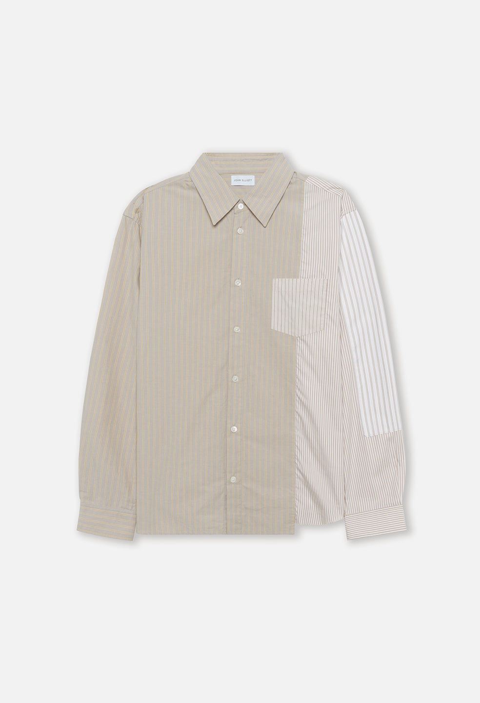 PANELED BUTTON UP - 1