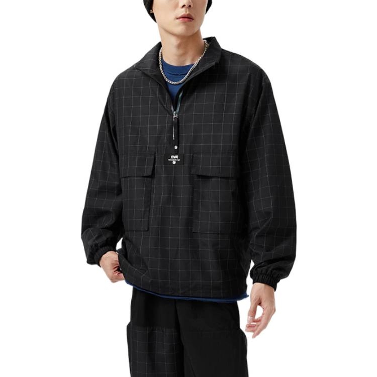 Li-Ning BadFive Graphic Sports Half Zip Jacket 'Black' AFDS363-2 - 3