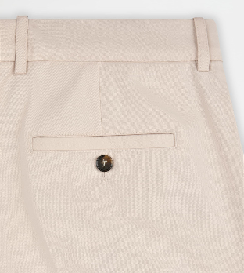 CHINO PANTS IN COTTON - BEIGE 8