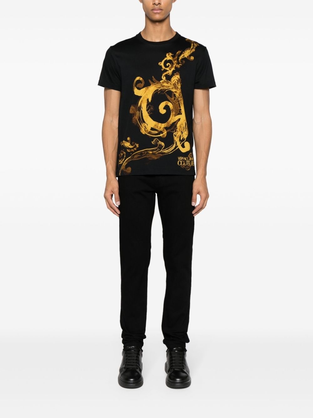 Barocc-print cotton T-shirt - 2