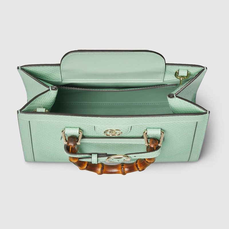 Gucci Diana small python tote bag 9