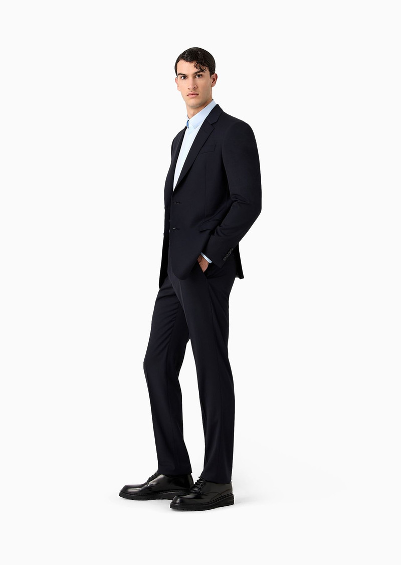 GIORGIO ARMANI Single-breasted, water-repellent wool suit from the Soft line outlook