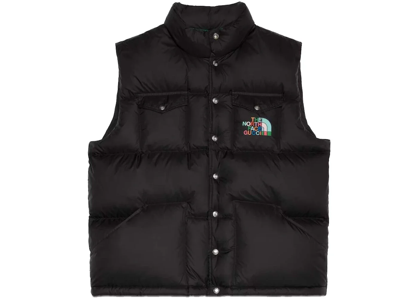 Gucci x The North Face Down Vest Black - 1