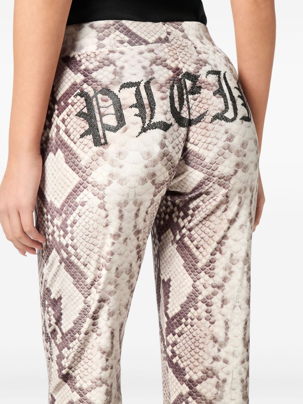 python-print drawstring trousers - 5