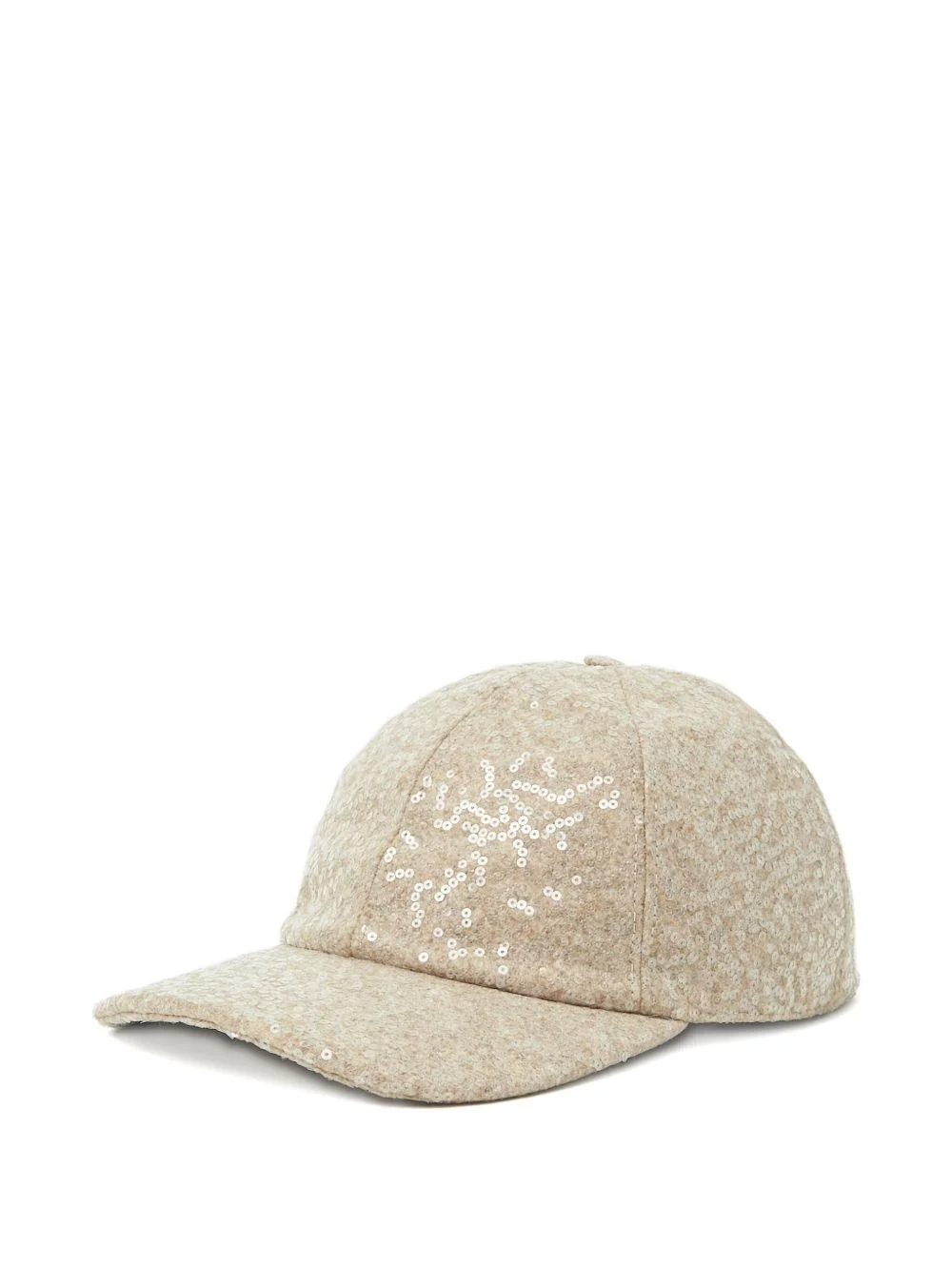 sequin-embellished baseball cap - 1