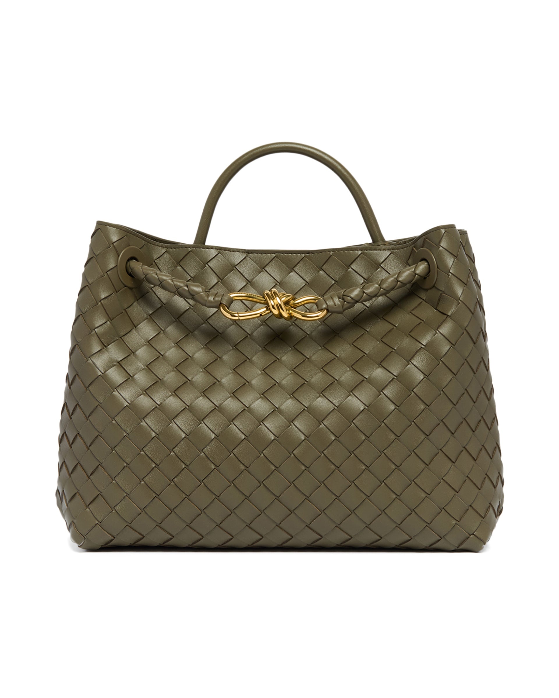 Green Medium Andiamo Bag - 3