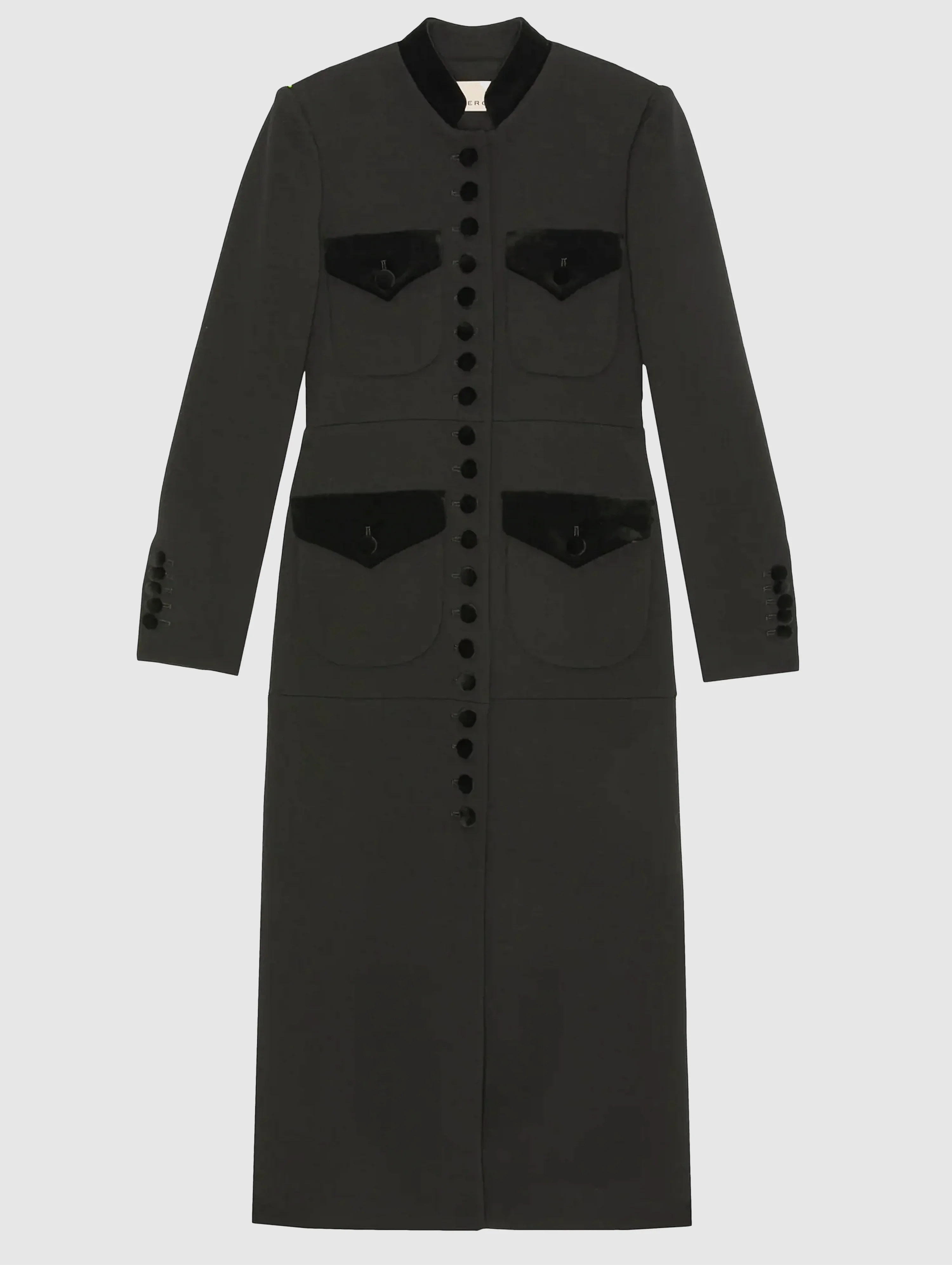BLACK IMPERIAL COAT - 1