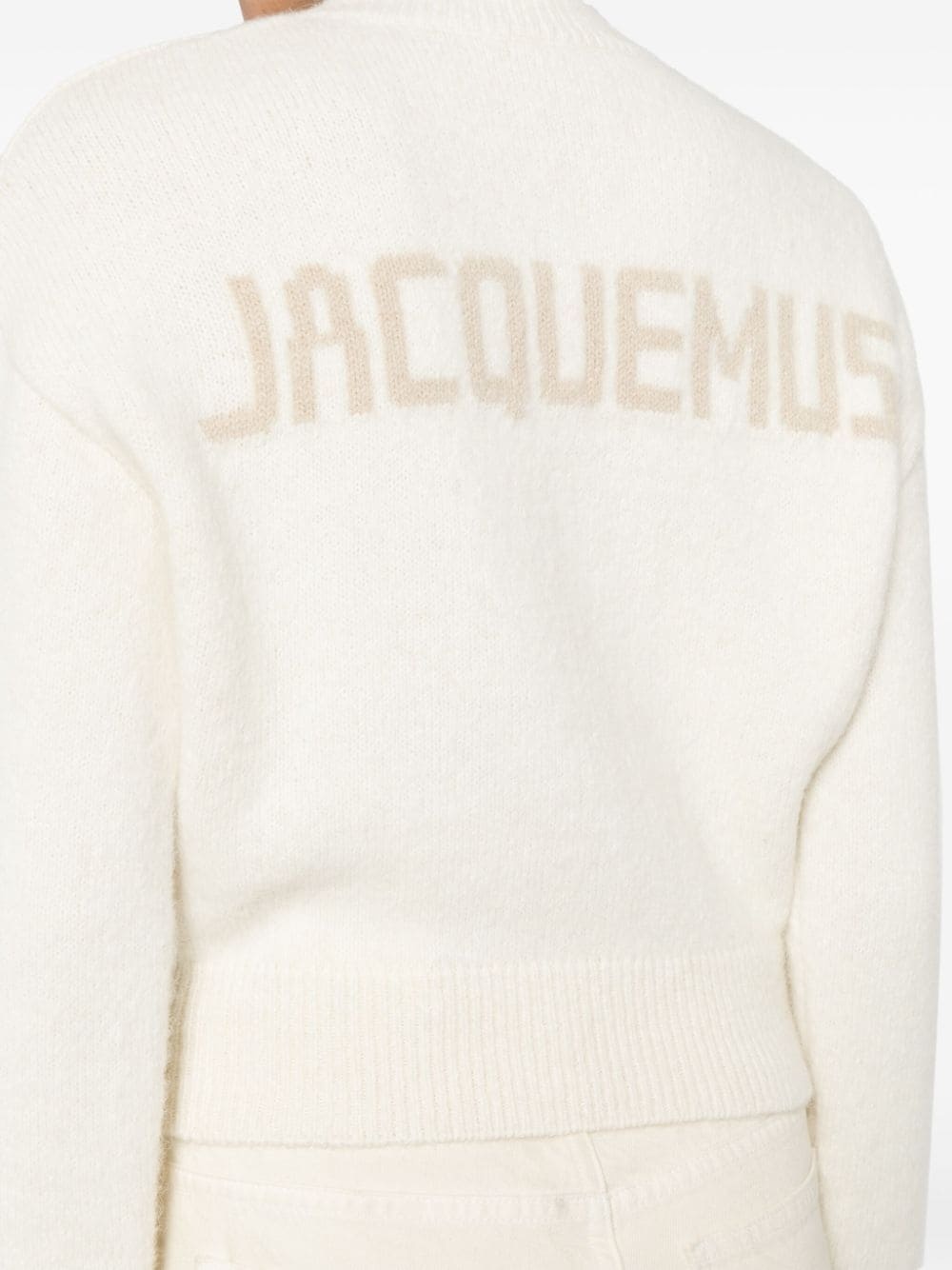 La Maille Jacquemus logo-intarsia jumper - 5