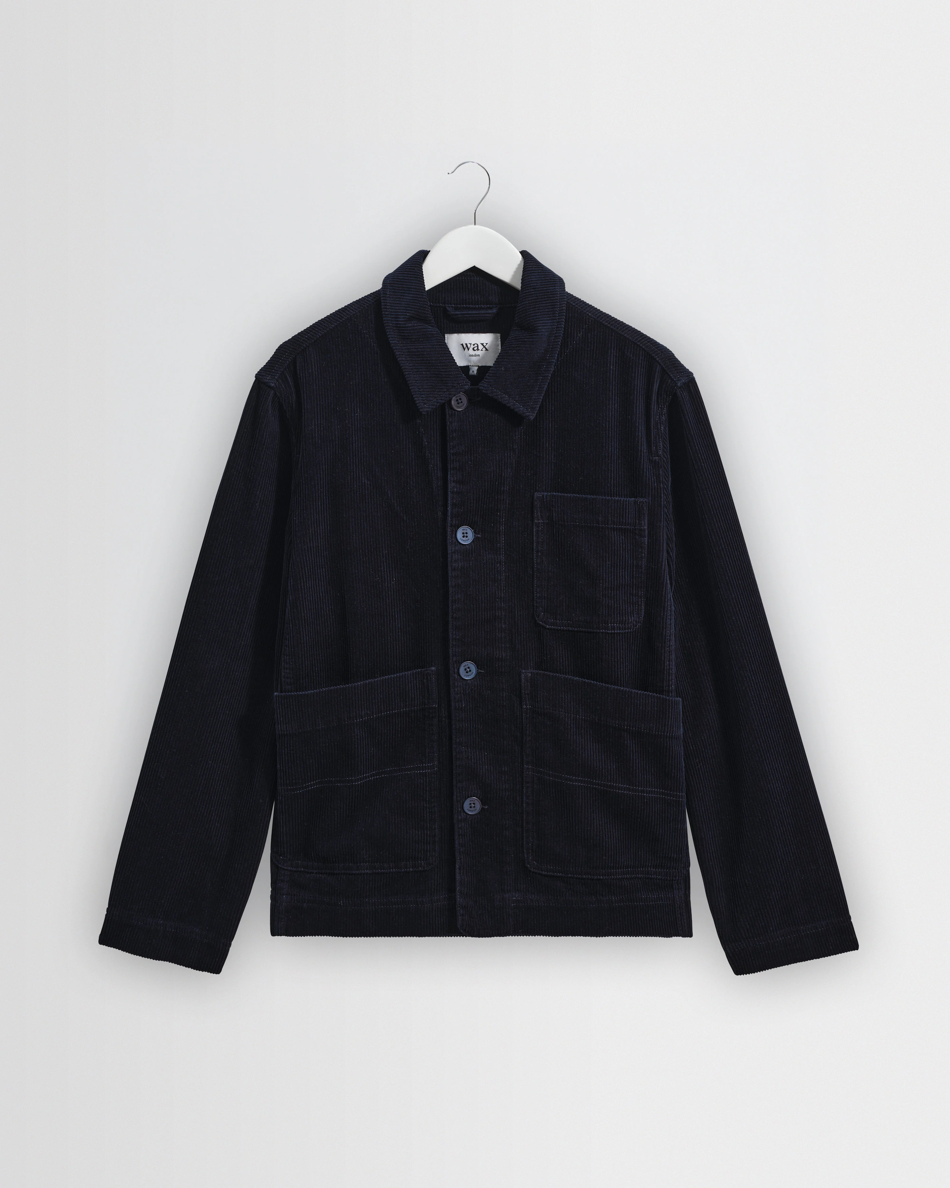 Healey - Navy Corduroy Chore Jacket - 1
