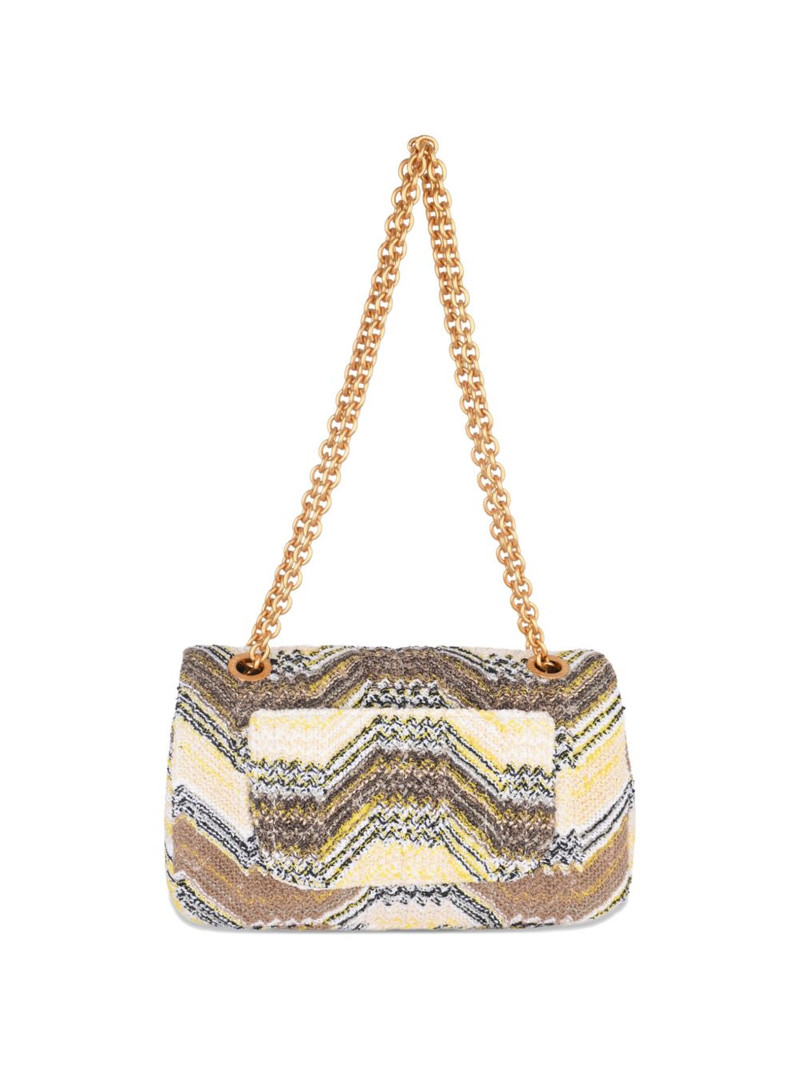 Missoni Caperdoni zig-zag sequin-embellished clutch bag outlook