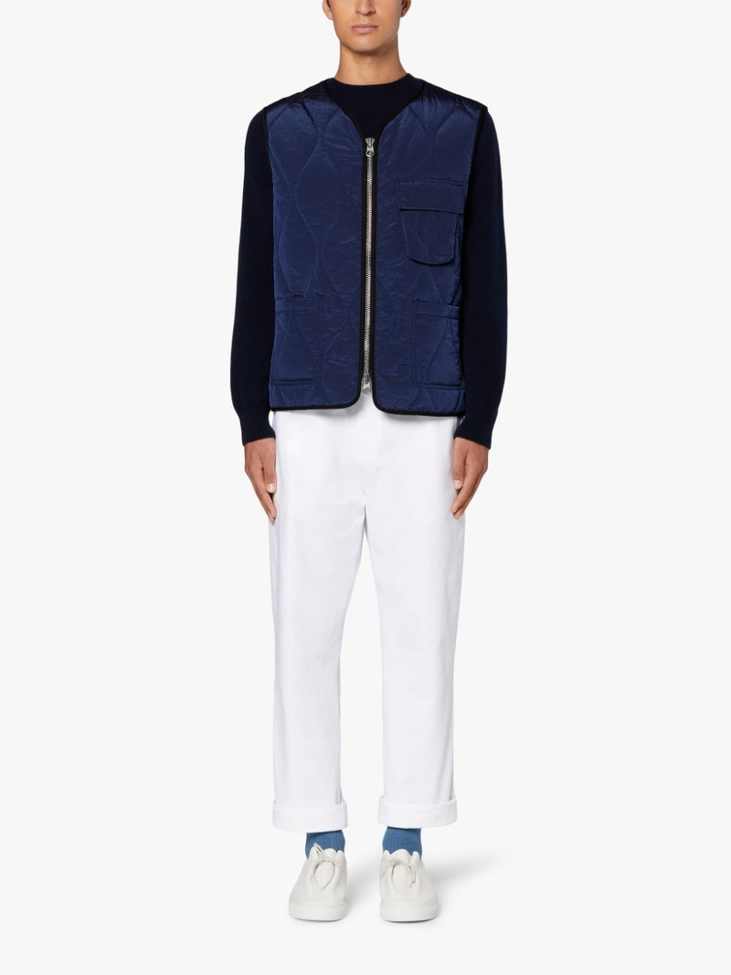 Mackintosh GENERAL NAVY NYLON GILET | GQM-211 outlook