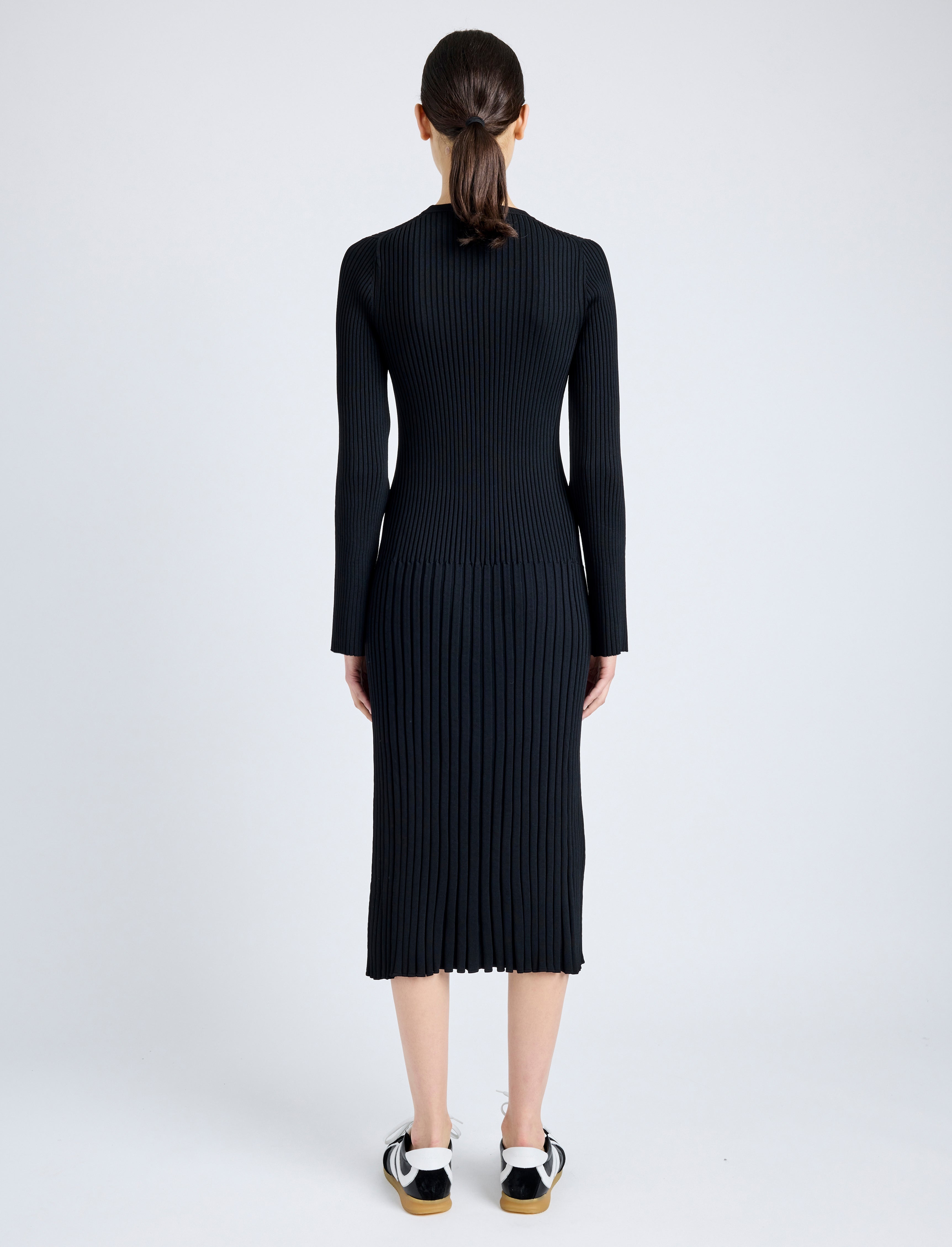 Kenna Dress in Midweight Viscose Rib - 4