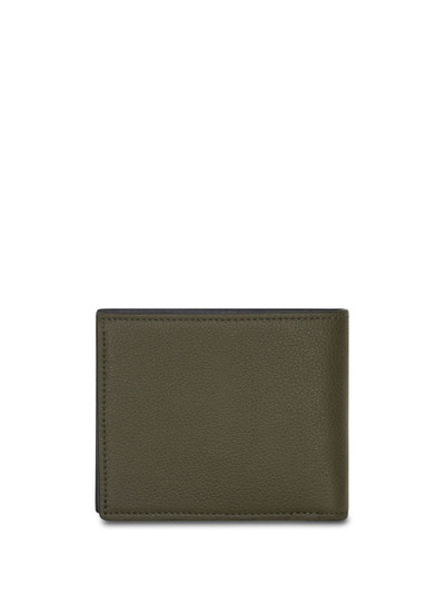 Etro Pegaso-plaque grained leather wallet outlook