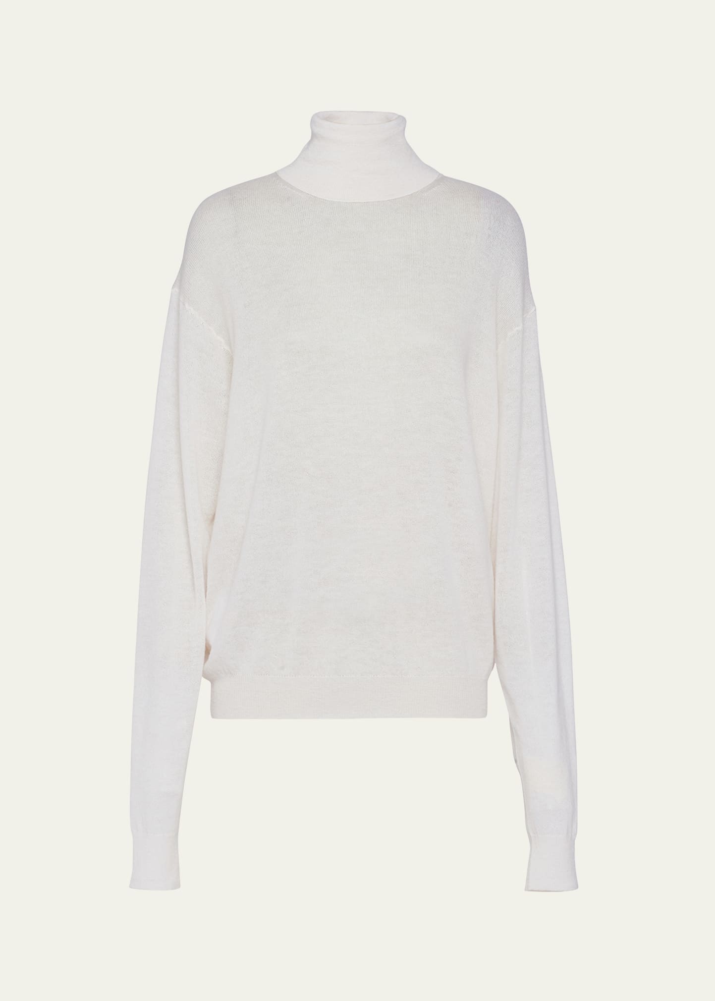 Superfine Cashmere Turtleneck Sweater - 1
