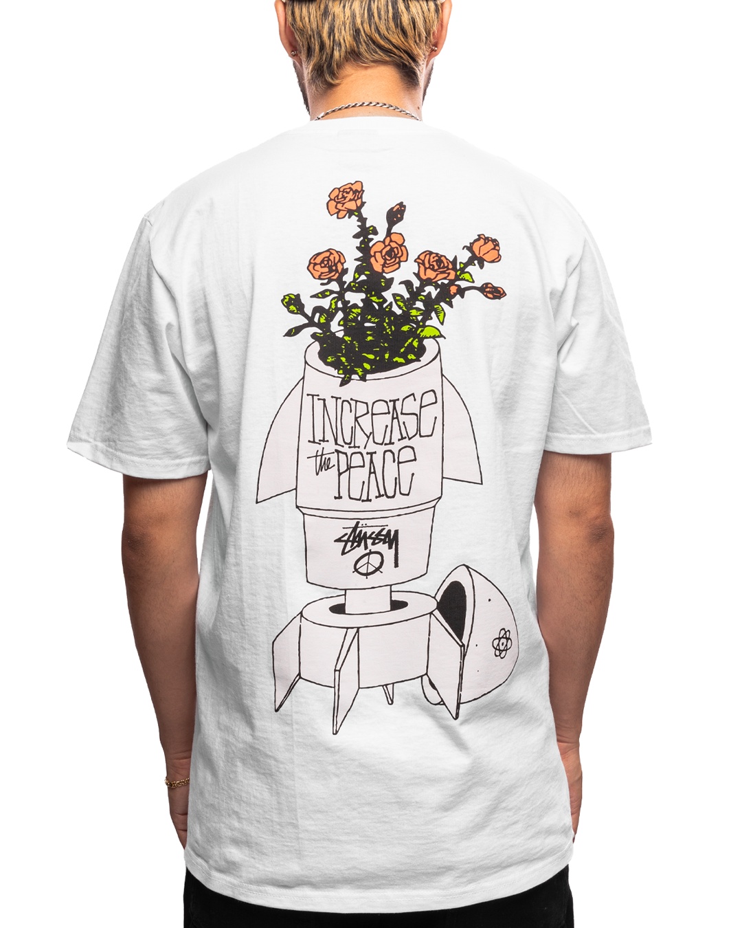 ★韓国の人気★【STUSSY】★FLOWER BOMB TEE★Tシャツ★Pepper★ ☆韓国の人気☆【STUSSY】☆FLOWER BOMB TEE☆Tシャツ☆Black