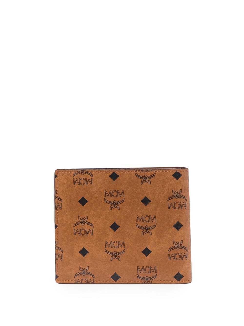 small monogram-print bi-fold wallet - 2