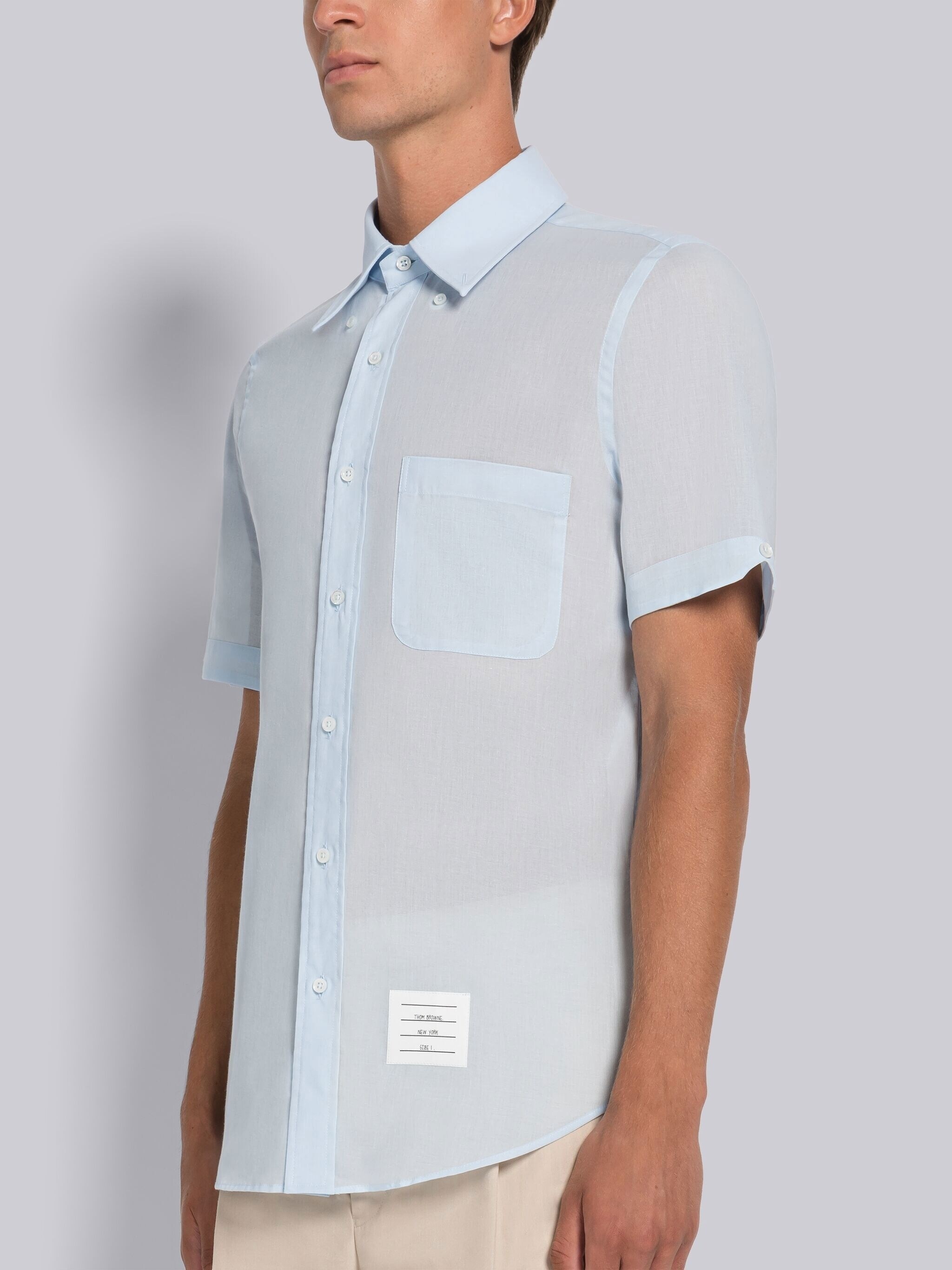 Cotton Voile Short Sleeve Shirt - 2