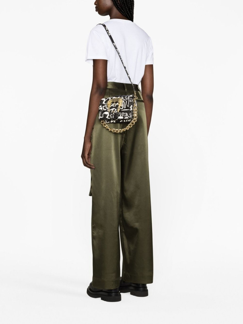 VERSACE JEANS COUTURE graffiti-print crossbody bag outlook