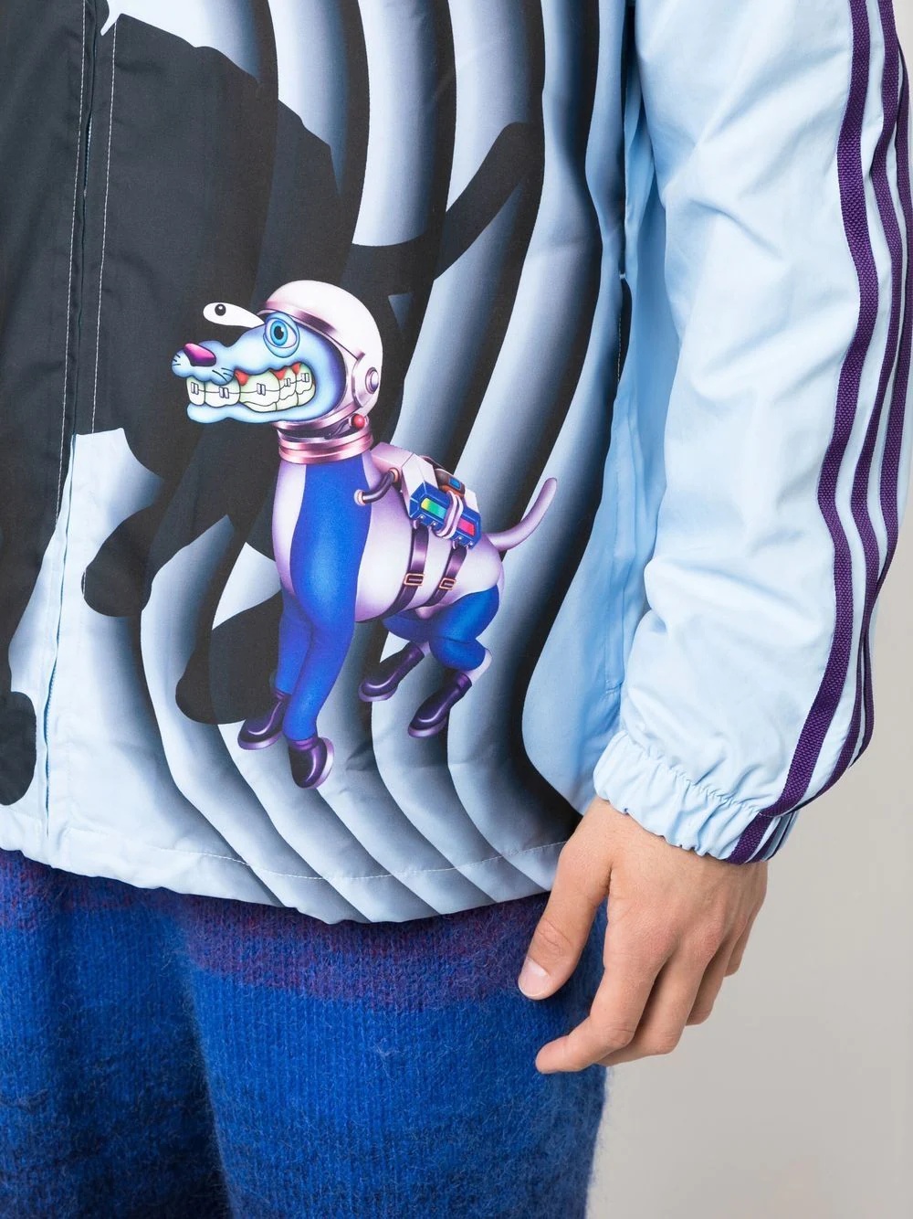 x Kerwin Frost graphic-print track jacket - 5