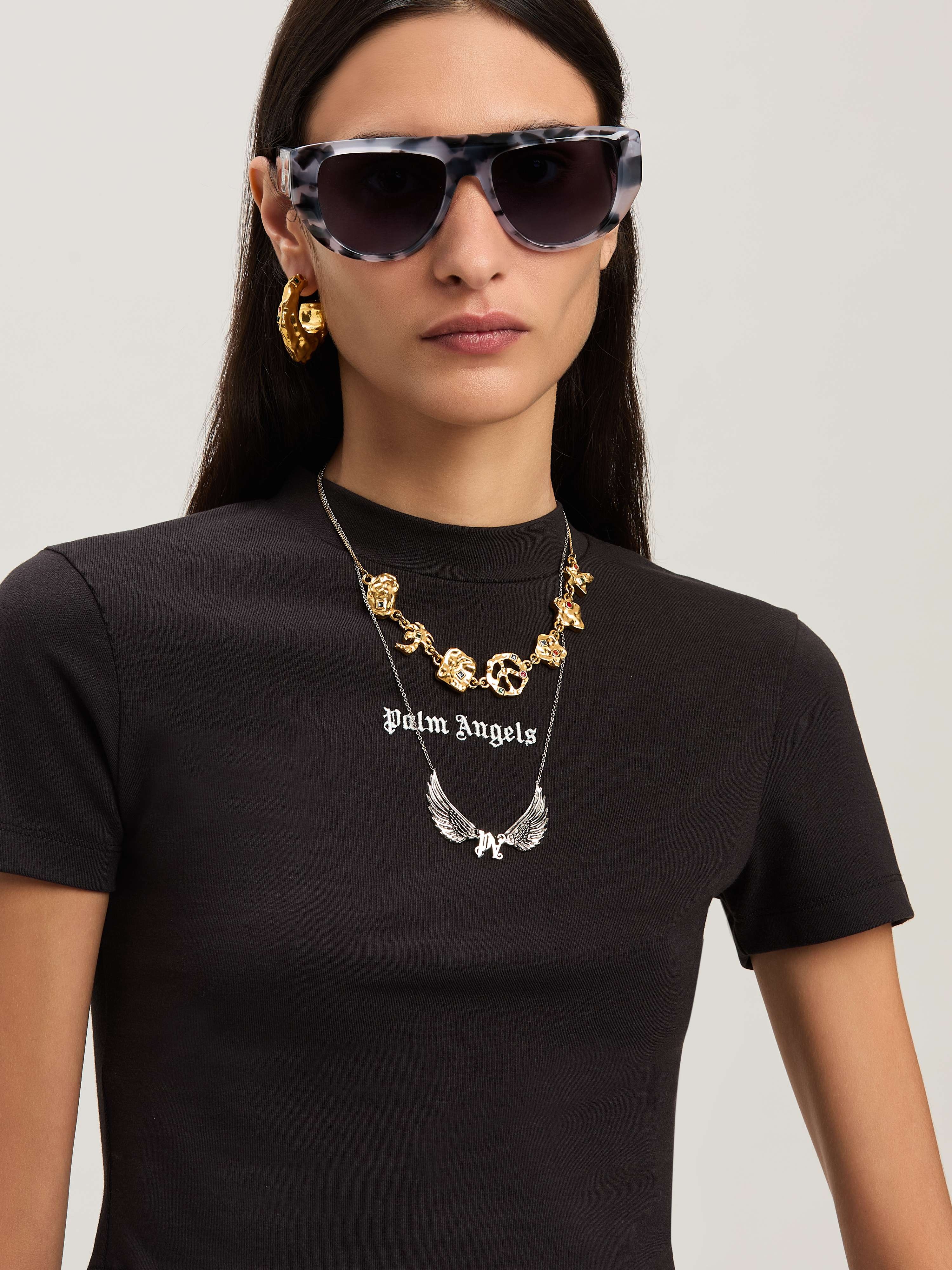 Curved Logo oversize T-shirt - 6