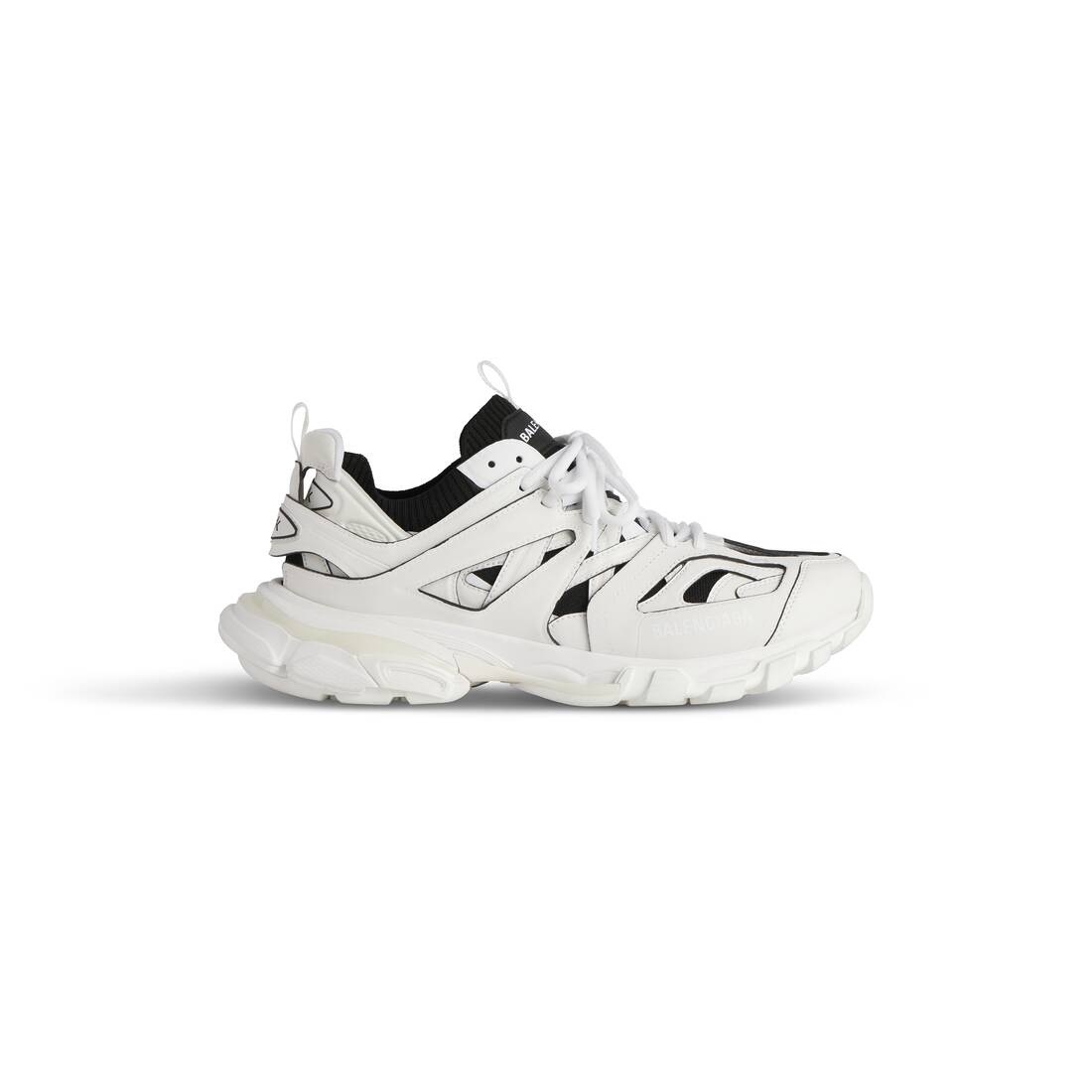 Men's Track Sock Sneaker  in White/black - 1