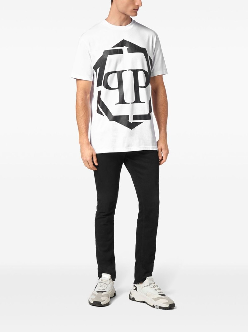 PHILIPP PLEIN logo print t-shirt outlook