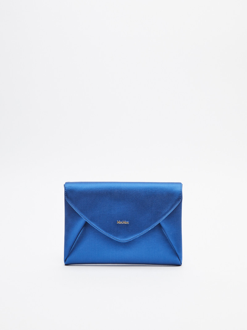 ENVELO4 Viscose and silk satin clutch bag 1