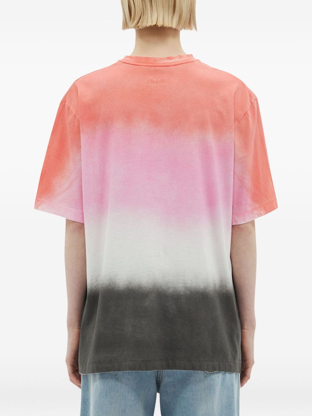 gradient cotton t-shirt - 4