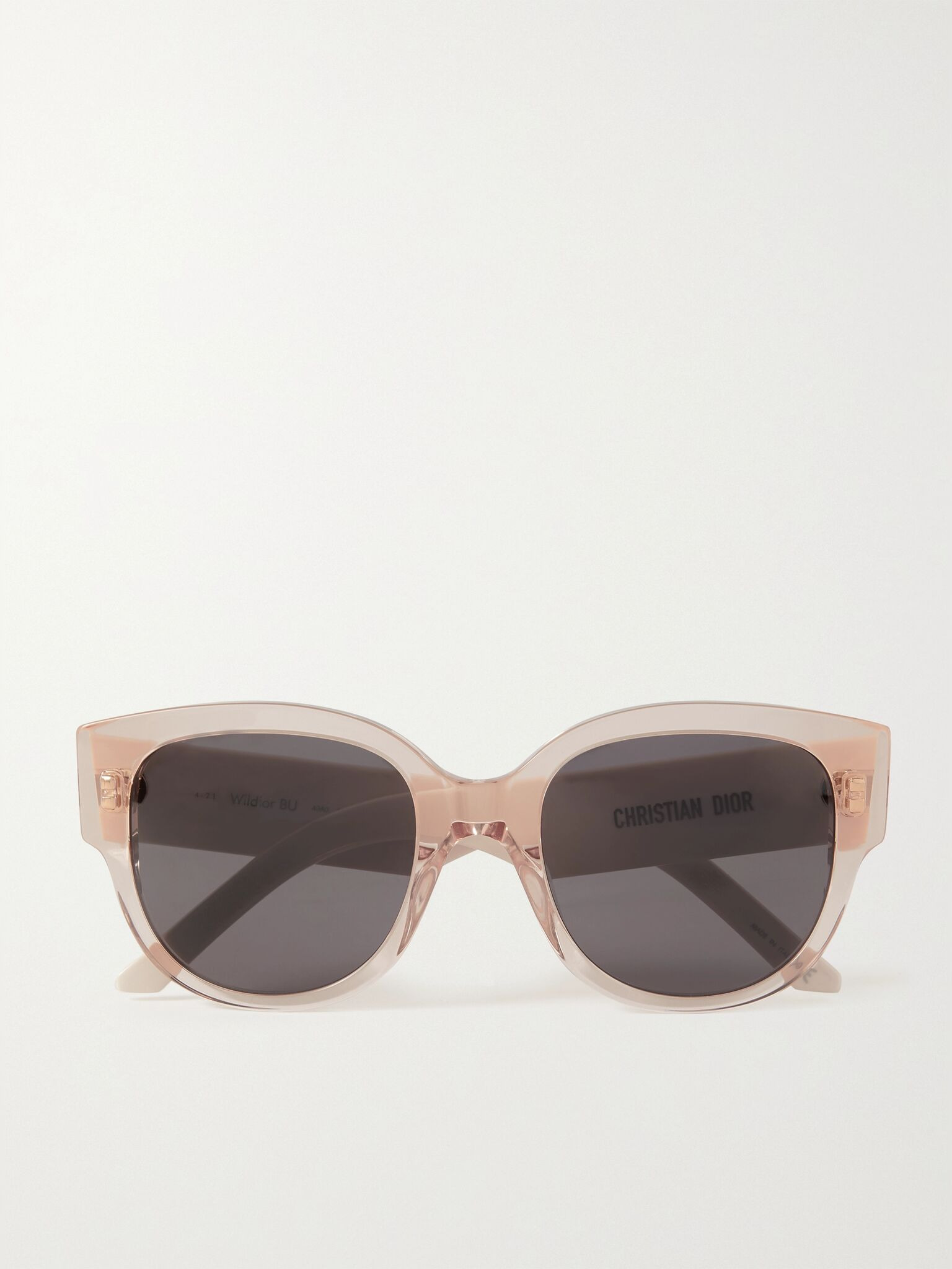 Wildior BU cat-eye embossed acetate sunglasses Pink - 1