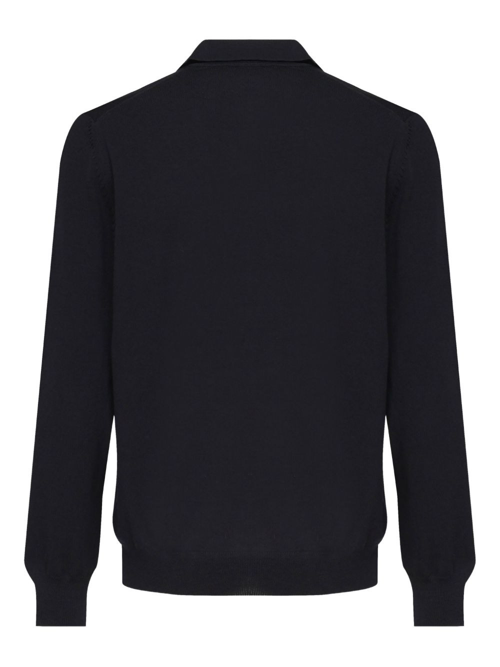 V-neck ribbed-hem sweater - 2