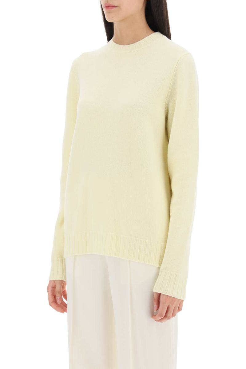 JIL SANDER CREW-NECK SWEATER IN WOOL - 4