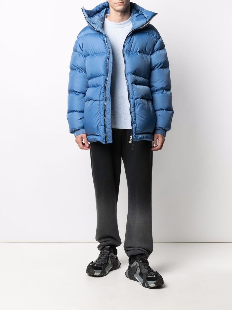 Khrisjoy zip-up padded down jacket outlook