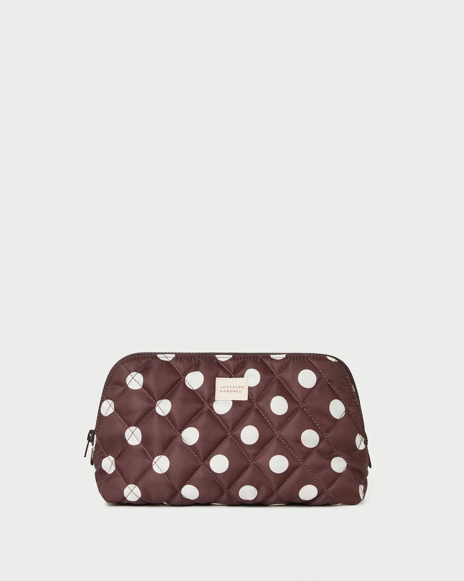 Frances Brown/Cream Cosmetic Pouch - 1
