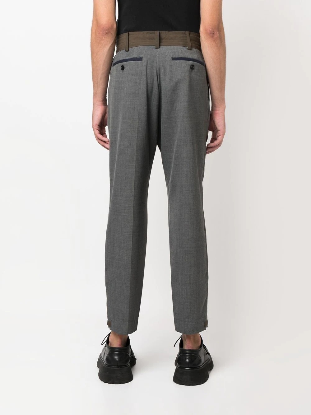 drawstring tailored trousers - 4