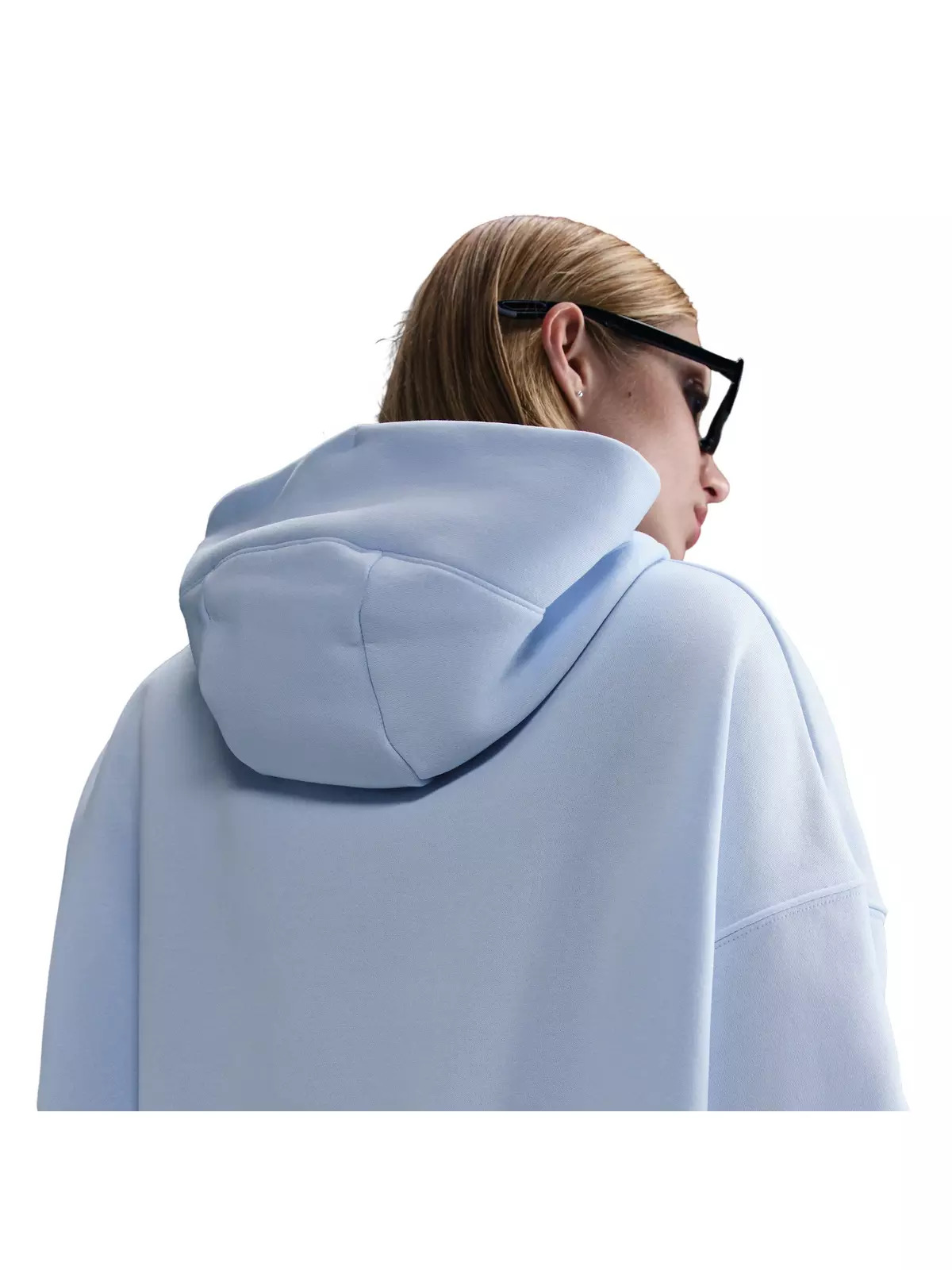 Women's Sportswear Phoenix Fleece Over-Oversized Pullover Hoodie -Blue - 2