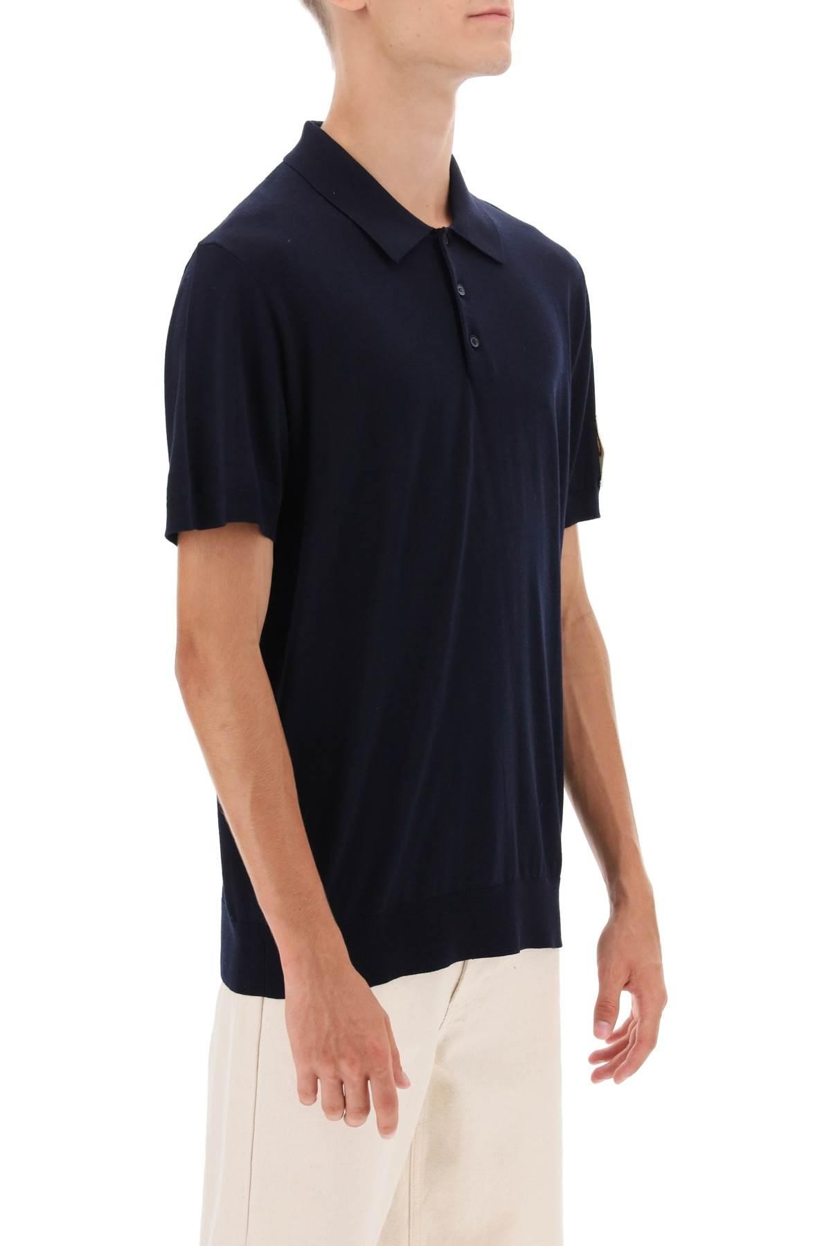 'GIOTTO' VIRGIN WOOL POLO SHIRT - 3