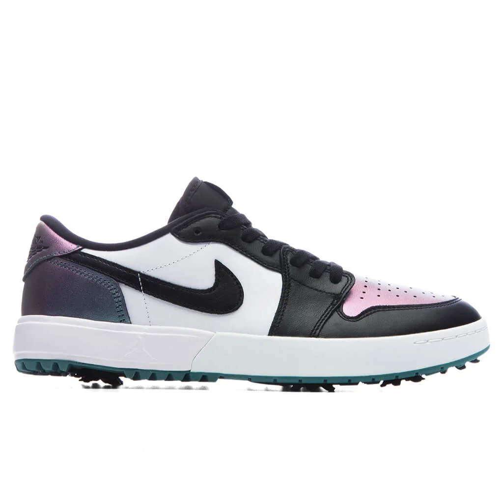 AIR JORDAN 1 LOW G SPIKED - MINERAL TEAL/WHITE/BLACK - 1