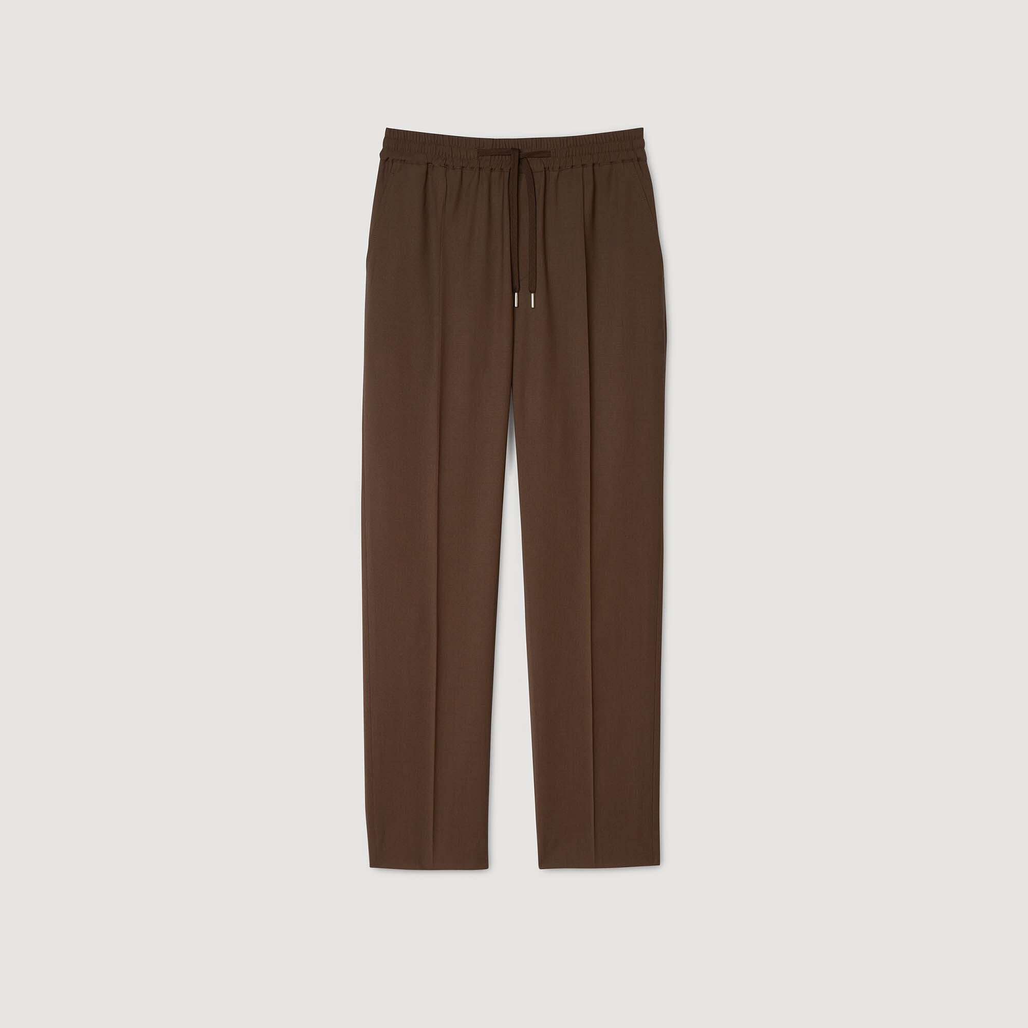 ELASTICATED STRAIGHT-LEG PANTS - 7