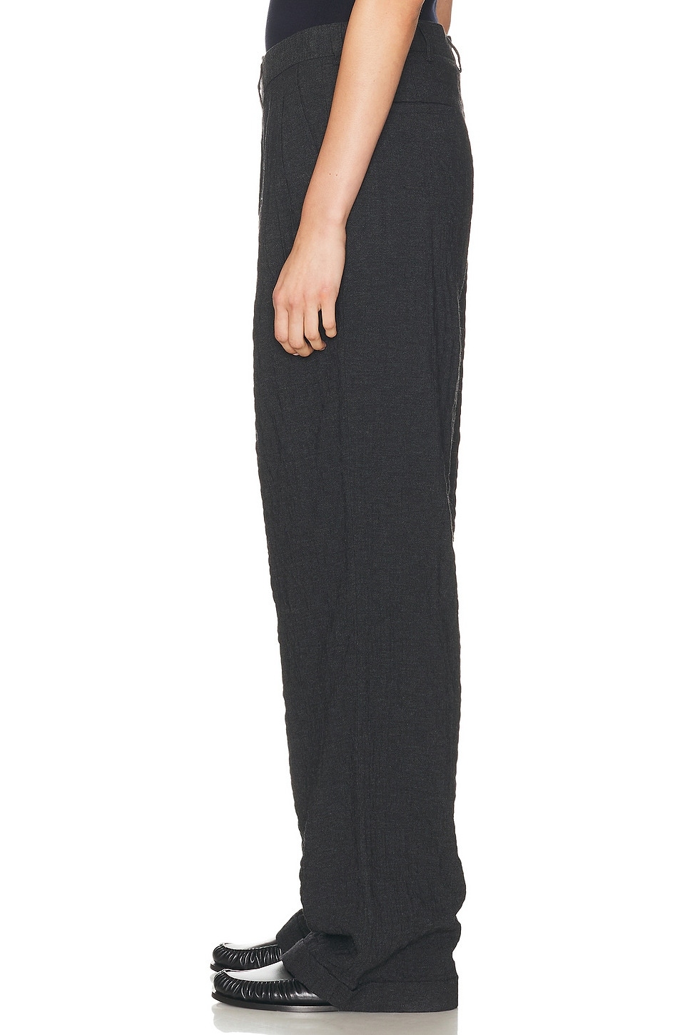 Triple Pleat Crossover Trouser - 3