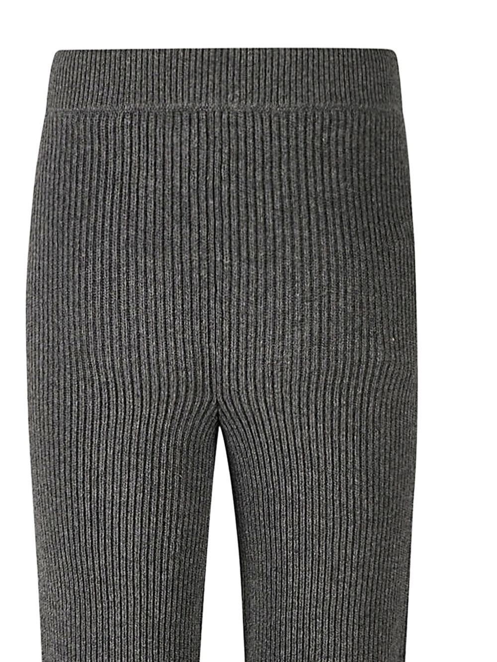 ribbed knitted trousers - 2