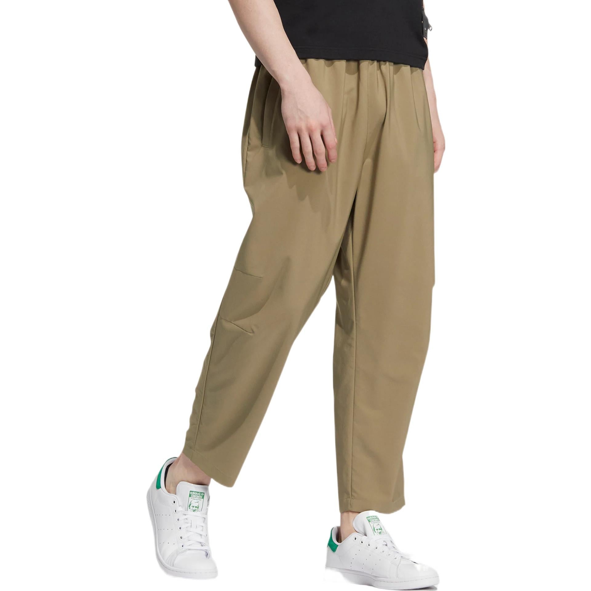 Men's adidas originals Lw Woven Pant Solid Color Logo Embroidered Casual Straight Sports Pants/Trous - 4