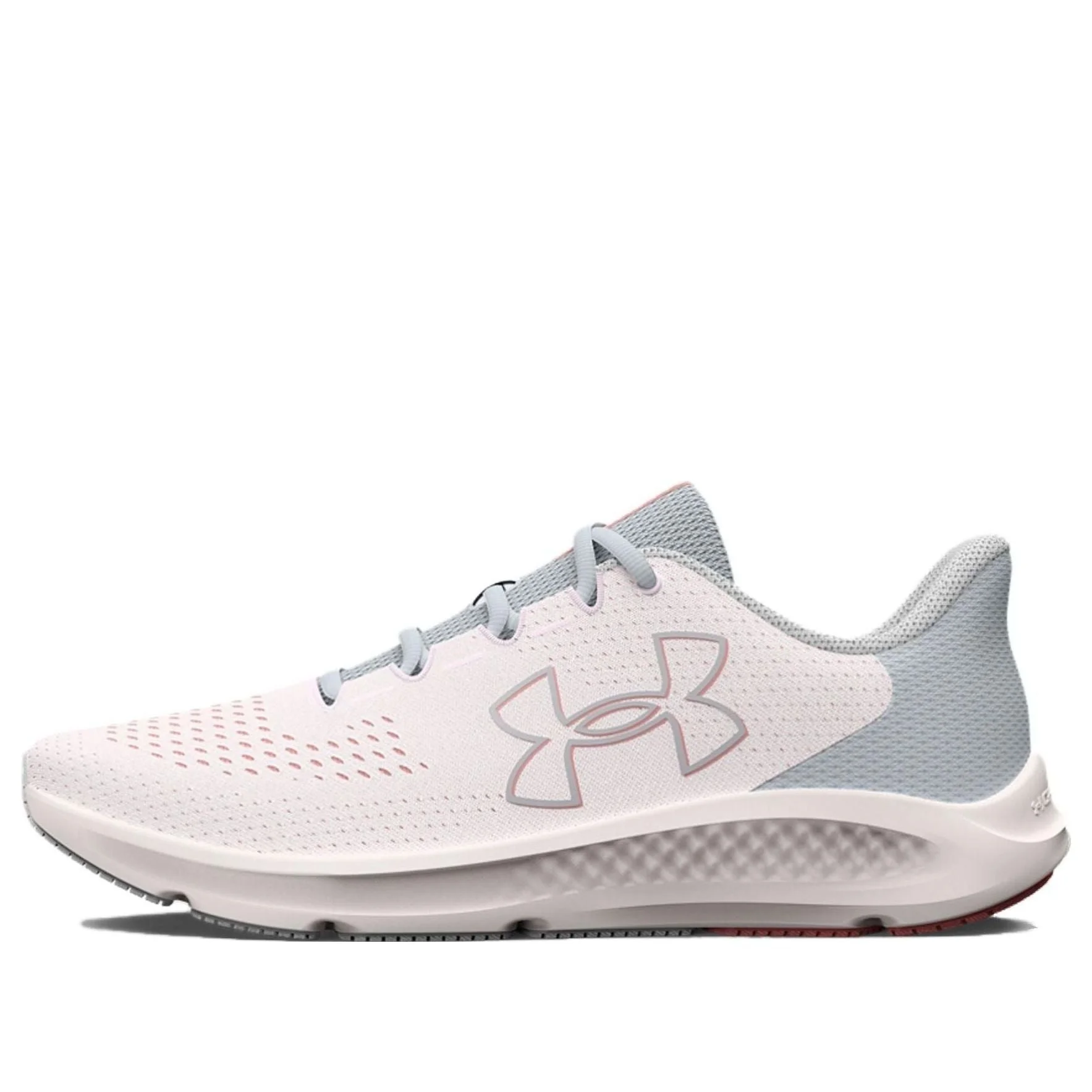 (WMNS) Under Armour Charged Pursuit 3 'Big Logo - White Pink Fizz' 3026523-101 - 1