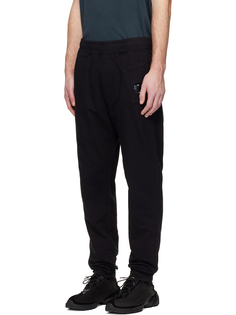 C.P. Company Black Light Fleece Lens Sweatpants outlook
