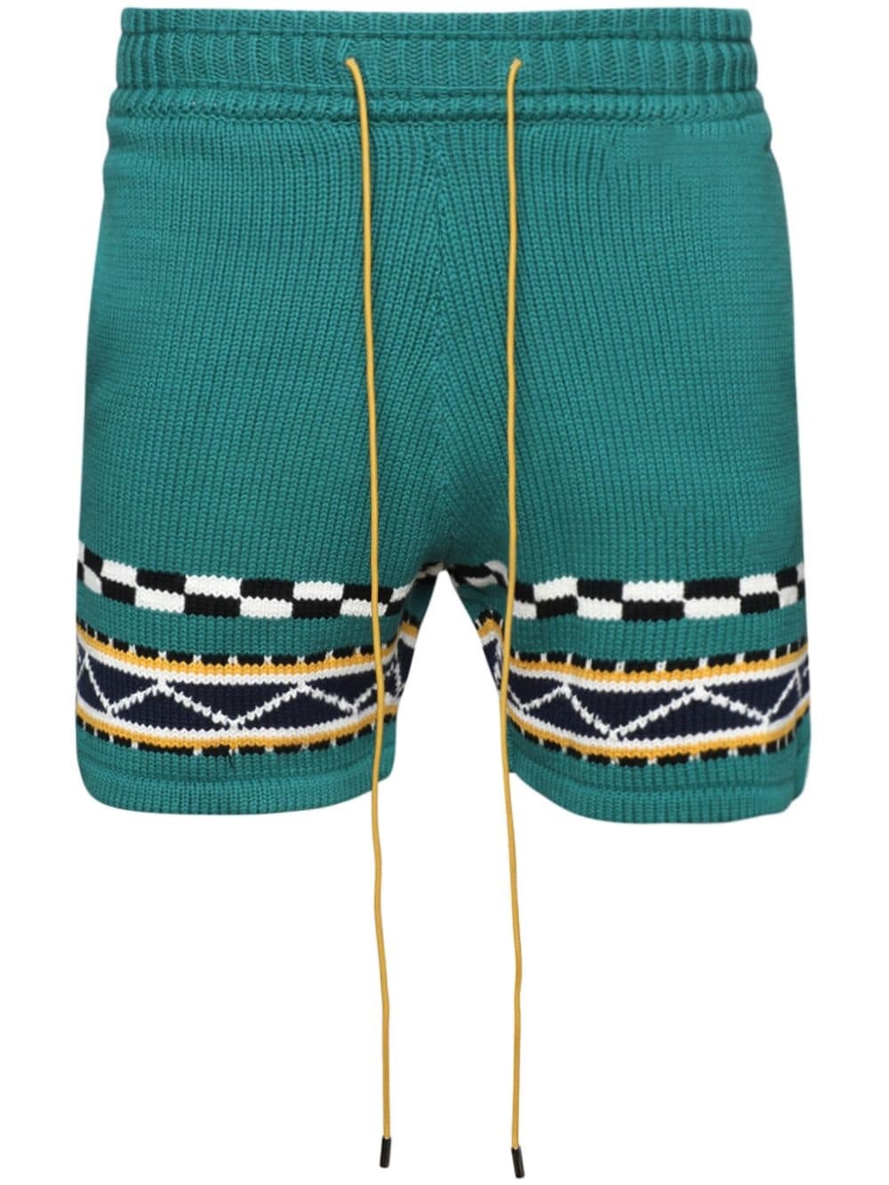 Bateau intarsia-knit shorts - 1