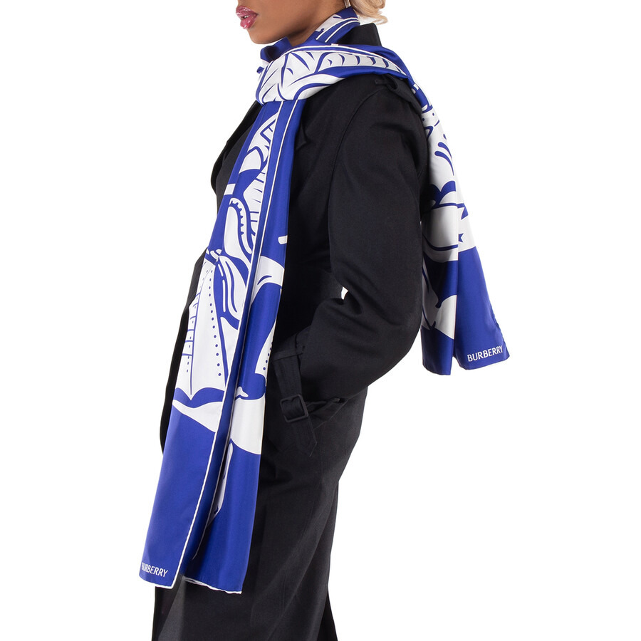 Burberry Knight Emblem Silk Scarf - 2