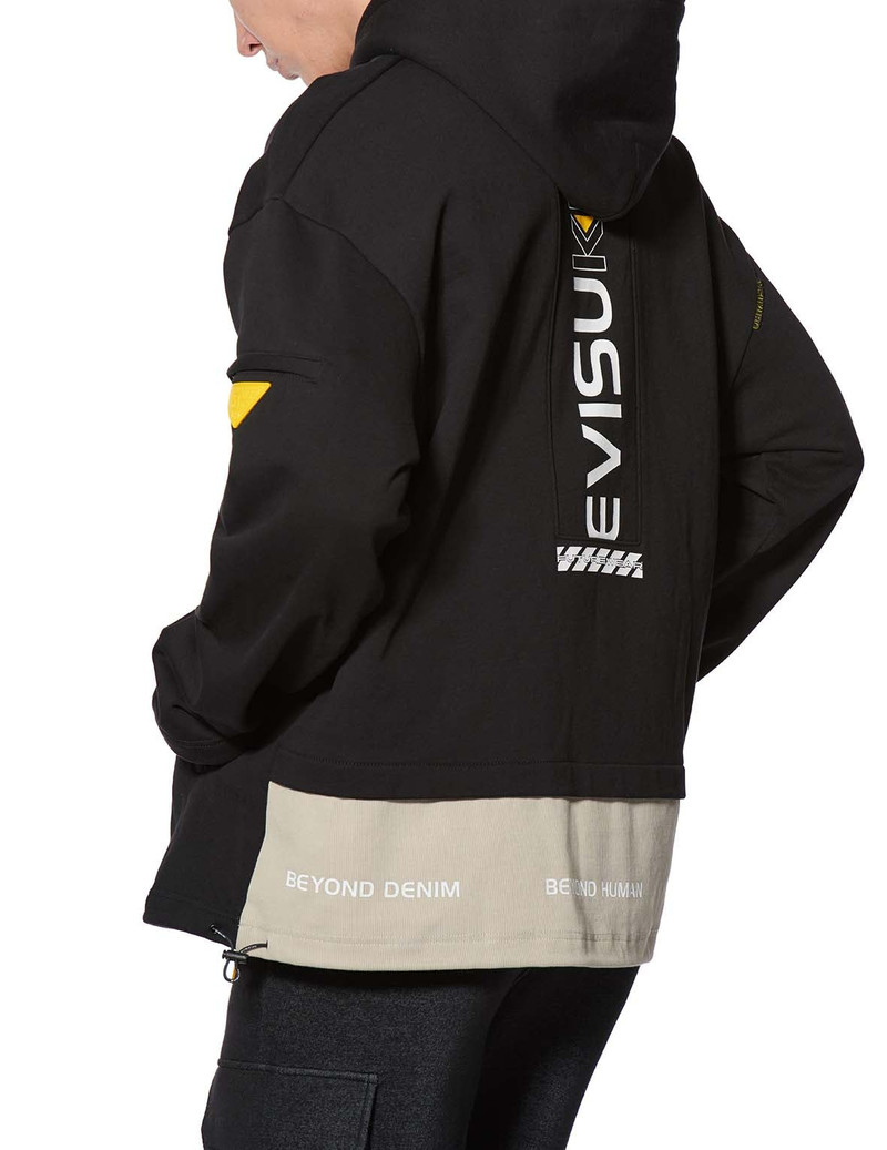 Ribbed Back Hem Hoodie 9