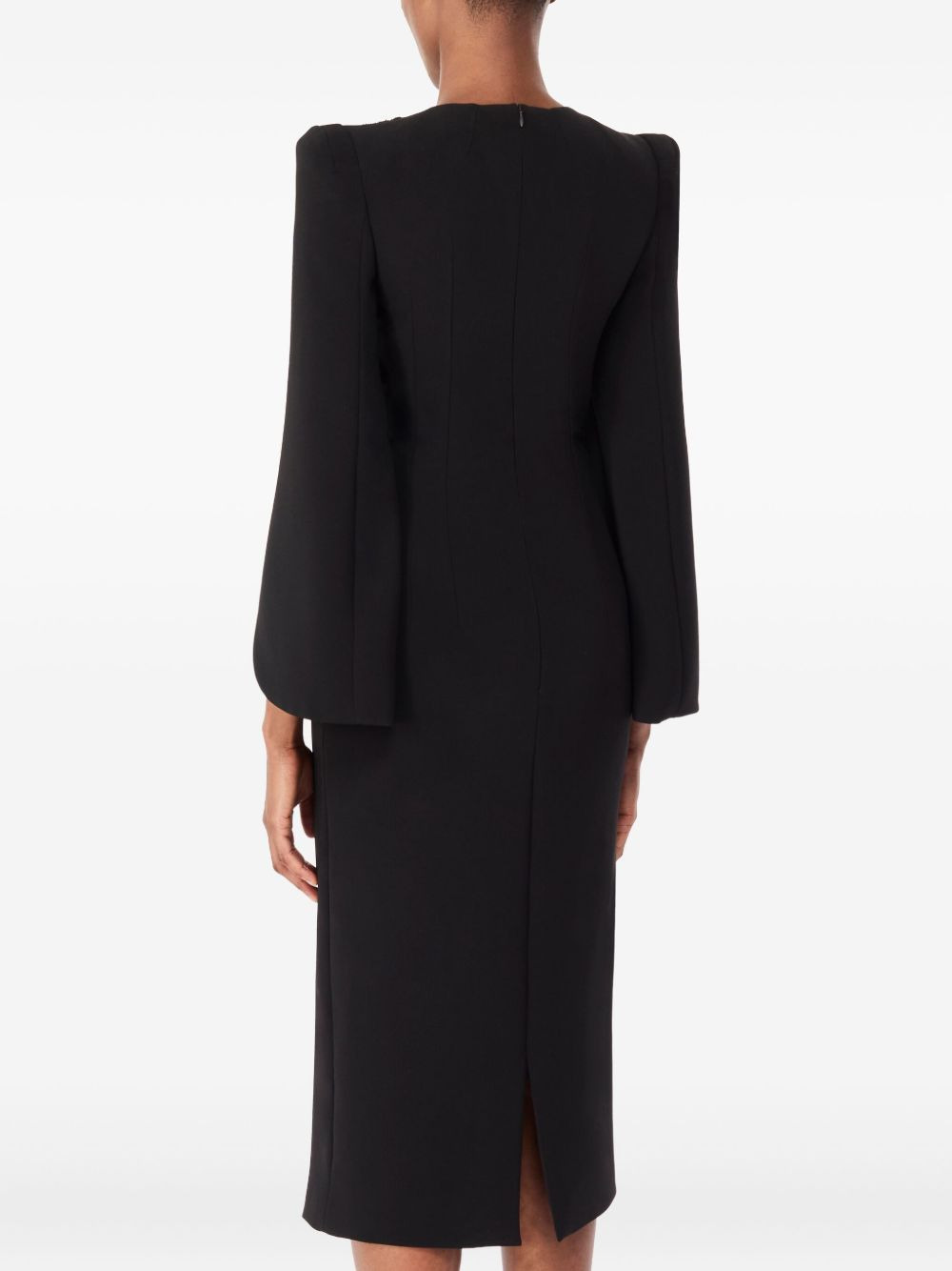 Love Bow split-sleeve midi dress - 3