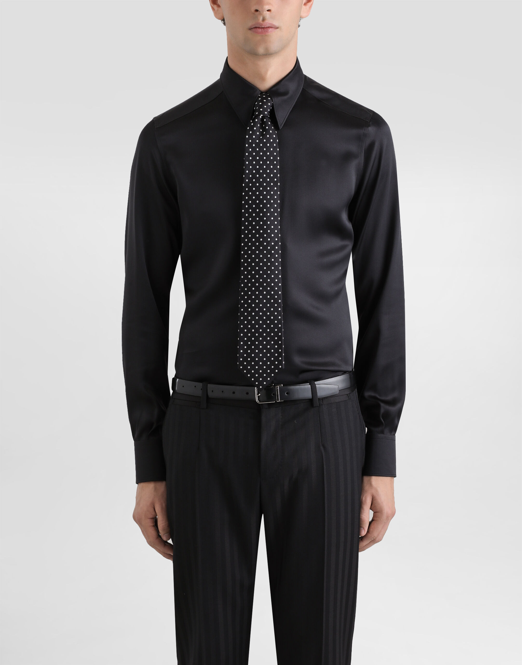 Polka dot jacquard tie - 2