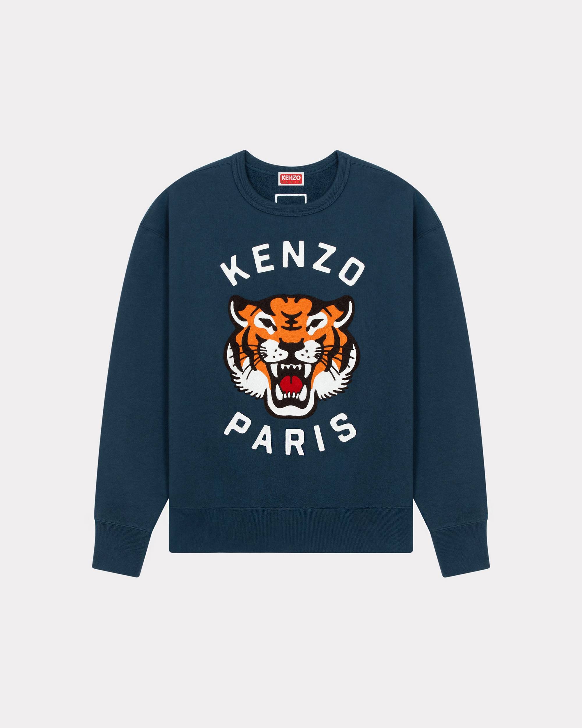 'KENZO Lucky Tiger' embroidered oversized genderless sweatshirt - 1