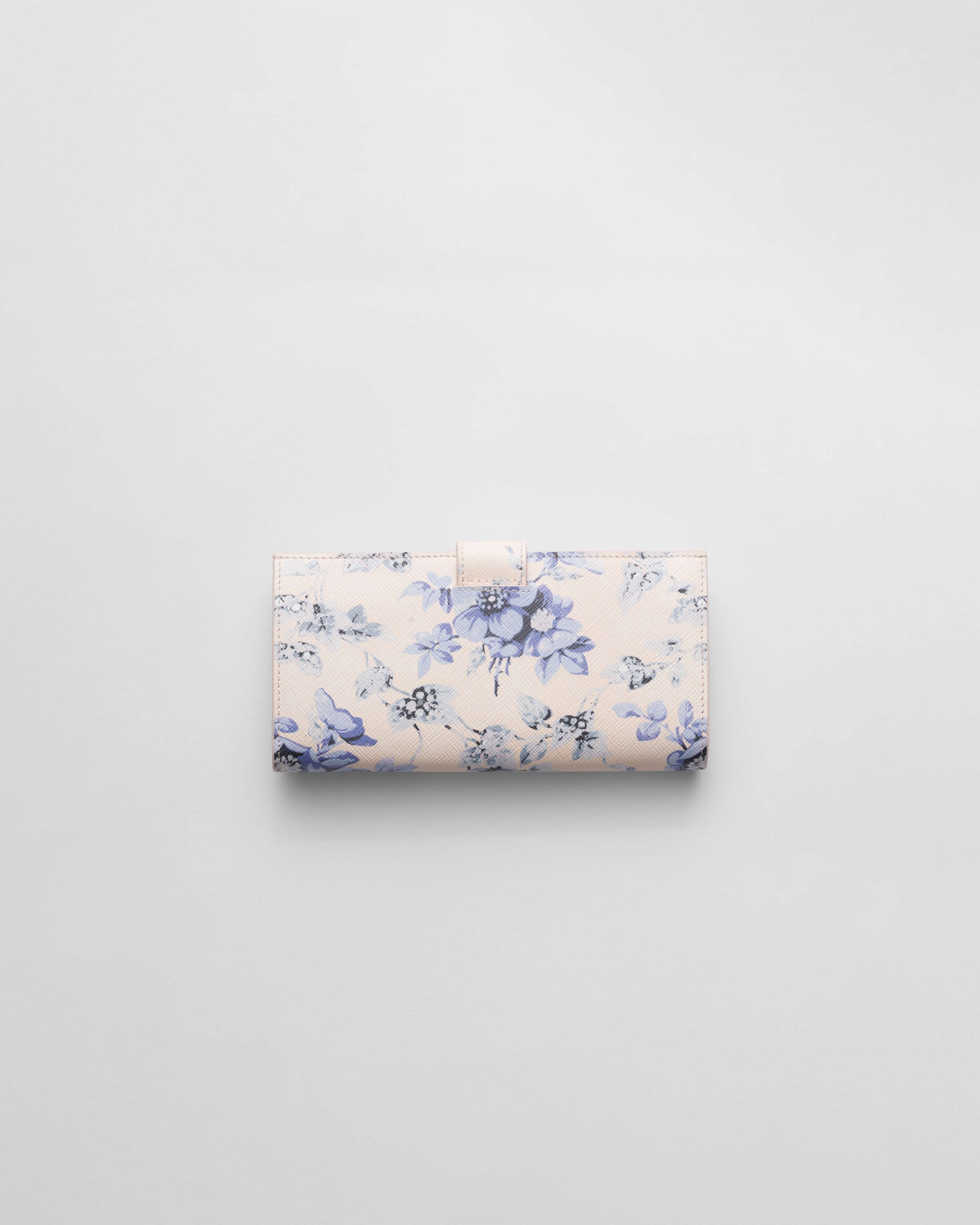 Large printed Saffiano leather wallet - 3